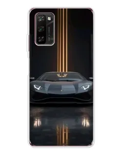 Чохол для Blackview A70 Pro з картинкою «Lamborghini золоті лінії»