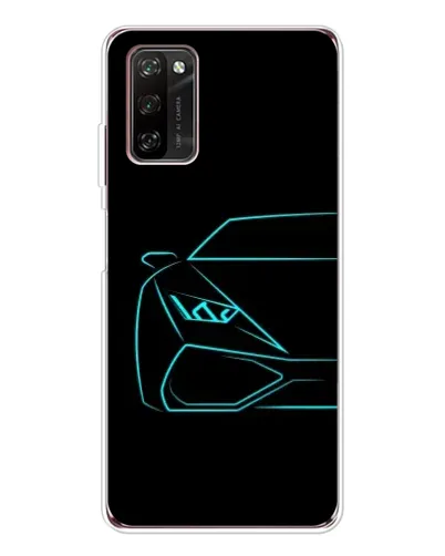 Чохол для Blackview A70 Pro з картинкою «Блакитний силует Lamborghini» Чохол для Blackview A70 Pro з картинкою «Блакитний силует Lamborghini»