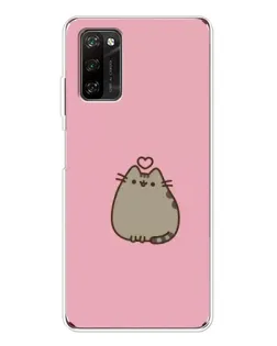 Чохол для Blackview A70 Pro з картинкою «Pusheen серце»
