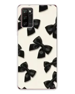 Чехол для Blackview A70 Pro с картинкой «Черные бантики»