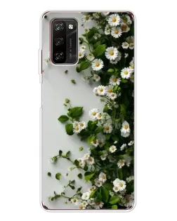 Чохол для Blackview A70 Pro з картинкою «Гілка дрібних білих квітів»