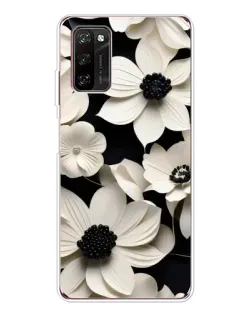 Чохол для Blackview A70 Pro з картинкою «Об'ємні білі квіти»