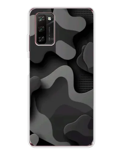 Чехол для Blackview A70 Pro с картинкой «Темный абстрактный камуфляж»
