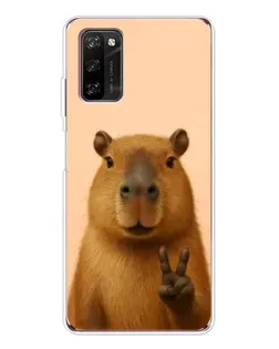 Чохол для Blackview A70 Pro з картинкою «Капібара вікторія»