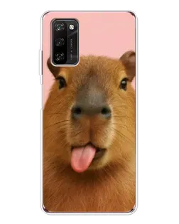 Чохол для Blackview A70 Pro з картинкою «Капібара з язиком»