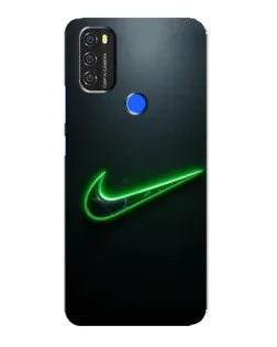 Чехол для Blackview A70 с картинкой «Неоновый контур Nike»