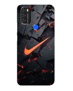 Чохол для Blackview A70 з картинкою «Nike — ефект розломів»