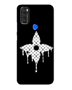 Чехол для Blackview A70 с картинкой «Цветочная монограмма»
