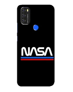Чехол для Blackview A70 с картинкой «NASA — классика Red Blue»