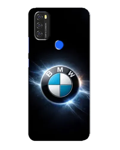 Чехол для Blackview A70 с картинкой «BMW — неоновое сияние»
