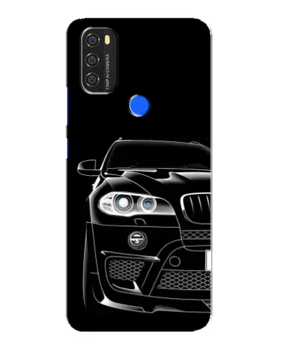 Чехол для Blackview A70 с картинкой «Темный силуэт BMW»