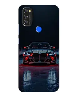 Чехол для Blackview A70 с картинкой «BMW на мокрой дороге»