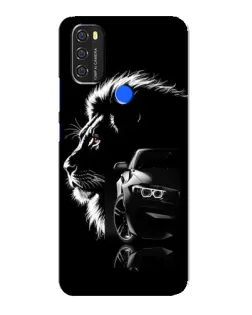 Чехол для Blackview A70 с картинкой «BMW и лев»