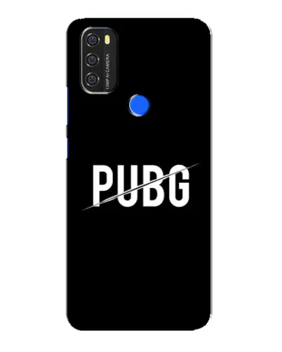 Чохол для Blackview A70 з картинкою «PUBG — білий логотип»