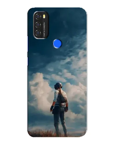 Чохол для Blackview A70 з картинкою «Герой PUBG на скелі»