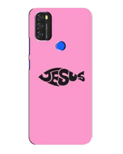 Чохол для Blackview A70 з картинкою «Рожевий символ Jesus»