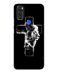 Чехол для Blackview A70 с картинкой «Сияющий крест Jesus»