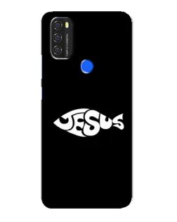 Чехол для Blackview A70 с картинкой «Рыба Jesus»