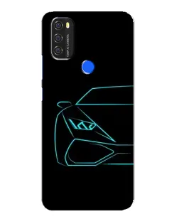 Чохол для Blackview A70 з картинкою «Блакитний силует Lamborghini» Чохол для Blackview A70 з картинкою «Блакитний силует Lamborghini»