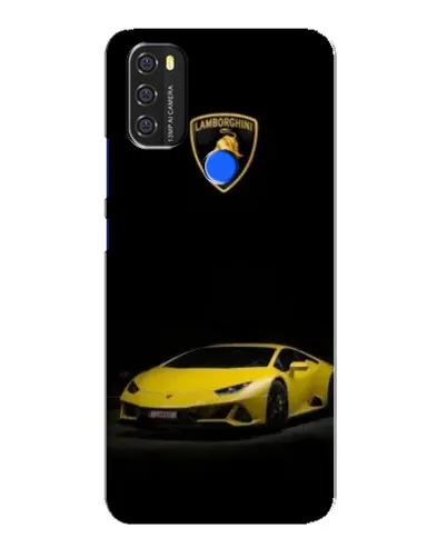 Чохол для Blackview A70 з картинкою «Lamborghini жовтий акцент»
