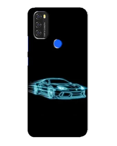Чохол для Blackview A70 з картинкою «Неоновий контур Lamborghini»