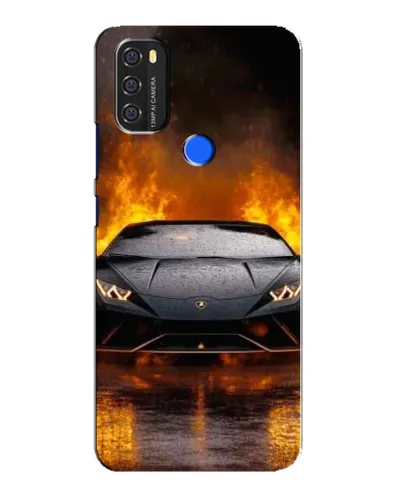Чохол для Blackview A70 з картинкою «Lamborghini у вогні»