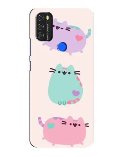 Чехол для Blackview A70 с картинкой «Pusheen трио»