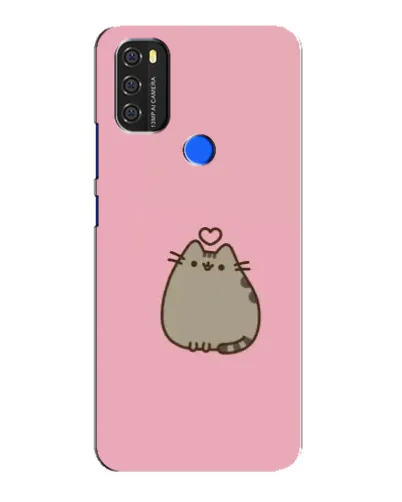 Чехол для Blackview A70 с картинкой «Pusheen сердце»