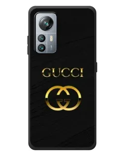 Чохол для Blackview A85 з картинкою «Золотий логотип Gucci»