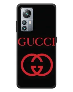 Чохол для Blackview A85 з картинкою «Gucci — червоний логотип»