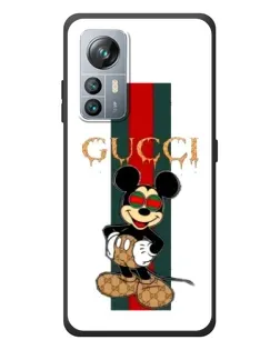 Чохол для Blackview A85 з картинкою «Міккі Маус Gucci — смуги»