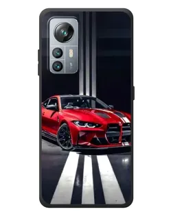 Чохол для Blackview A85 з картинкою «Червона BMW на дорозі»