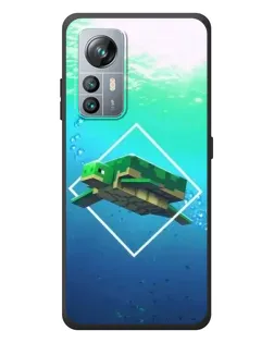 Чехол для Blackview A85 с картинкой «Черепаха Minecraft»