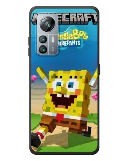 Чехол для Blackview A85 с картинкой «Губка Боб Minecraft»