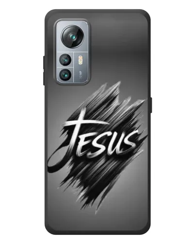 Чехол для Blackview A85 с картинкой «Надпись Jesus Graffiti»
