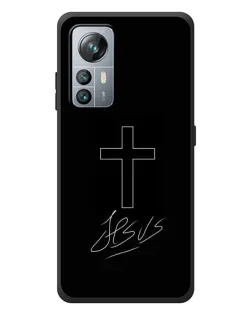 Чехол для Blackview A85 с картинкой «Графический крест Jesus» Чехол для Blackview A85 с картинкой «Графический крест Jesus»