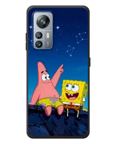 Чехол для Blackview A85 с картинкой «Губка Боб и Патрик ночью» Чехол для Blackview A85 с картинкой «Губка Боб и Патрик ночью»