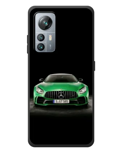 Чохол для Blackview A85 з картинкою «Mercedes — неоновий лого»