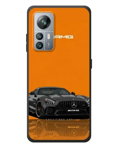 Чохол для Blackview A85 з картинкою «Помаранчевий Mercedes AMG»