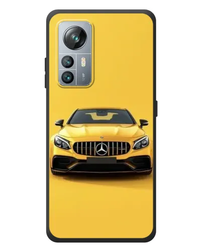 Чохол для Blackview A85 з картинкою «Жовтий Mercedes GT»