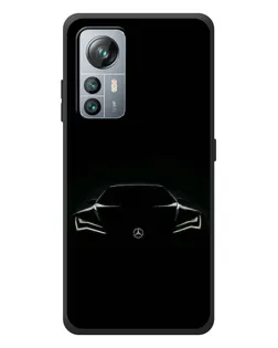 Чохол для Blackview A85 з картинкою «Mercedes — силует авто»