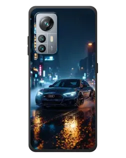 Чохол для Blackview A85 з картинкою «Нічне місто та Audi»