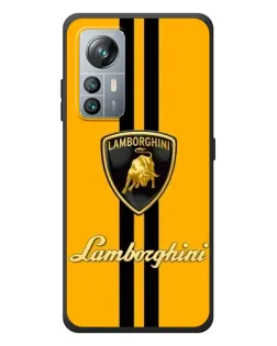Чохол для Blackview A85 з картинкою «Lamborghini Stripe жовтий»