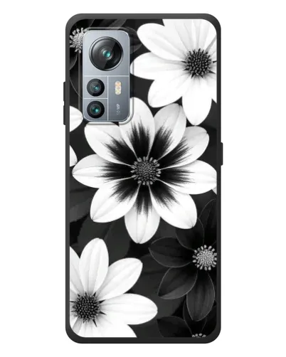 Чехол для Blackview A85 с картинкой «Монохромные астры» Чехол для Blackview A85 с картинкой «Монохромные астры»