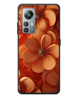 Чехол для Blackview A85 с картинкой «Оранжевый макро цветок»