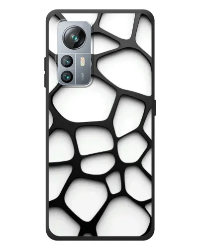 Чохол для Blackview A85 з картинкою «Біла об'ємна сітка» Чохол для Blackview A85 з картинкою «Біла об'ємна сітка»