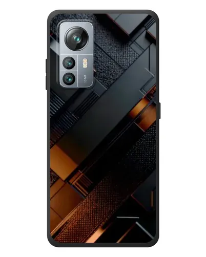 Чохол для Blackview A85 з картинкою «Чорні геометричні блоки» Чохол для Blackview A85 з картинкою «Чорні геометричні блоки»
