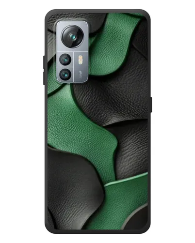 Чохол для Blackview A85 з картинкою «Зелені шкіряні хвилі» Чохол для Blackview A85 з картинкою «Зелені шкіряні хвилі»