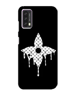 Чехол для Blackview A90 с картинкой «Цветочная монограмма»