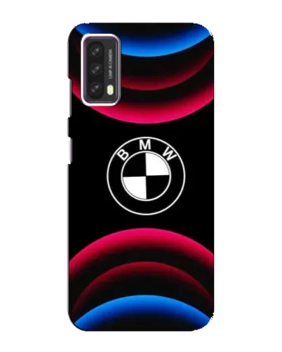 Чохол для Blackview A90 з картинкою «Логотип BMW та неонові дуги»